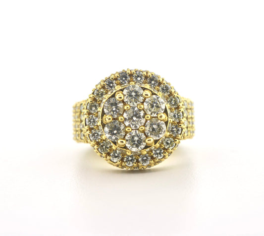 14K Yellow Gold 5.72CT Diamond Ring