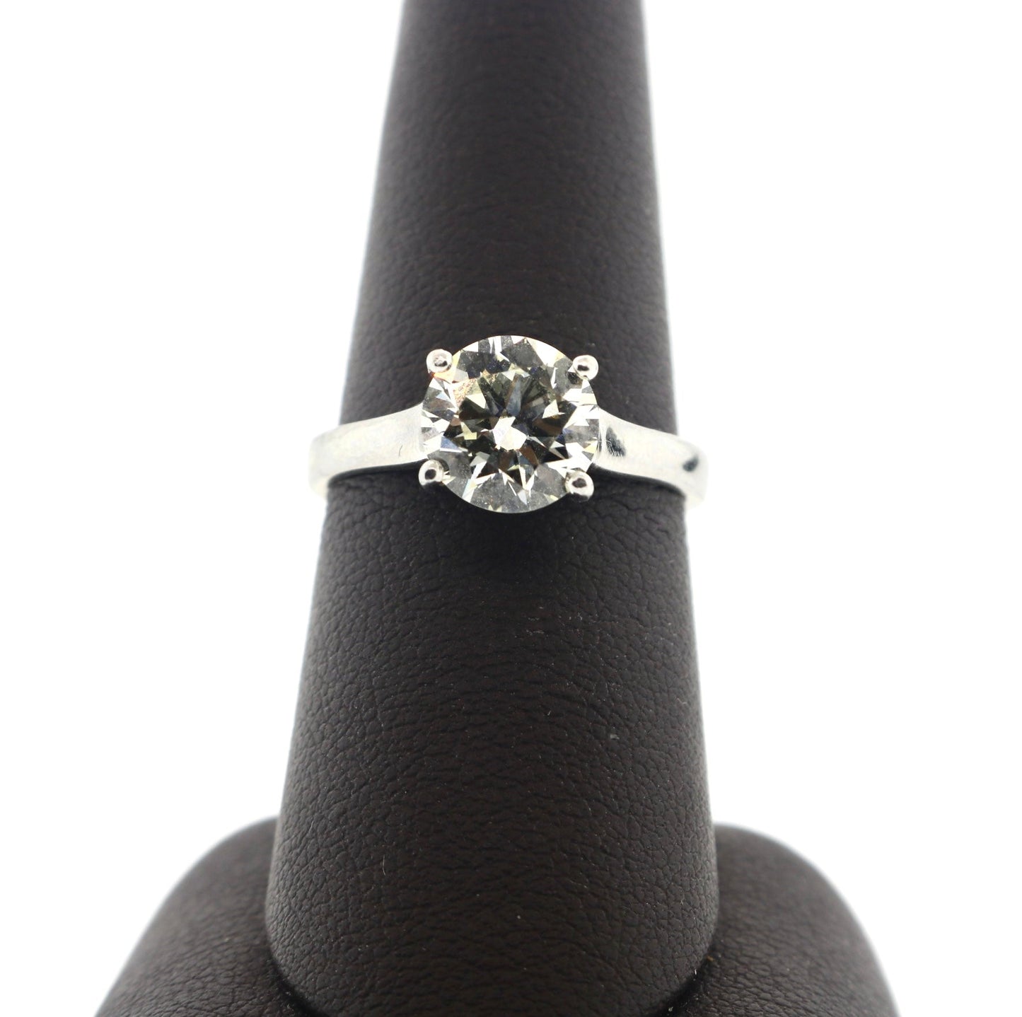 2.02CT Round Brilliant VS2 I Color EGL Certified Diamond Ring