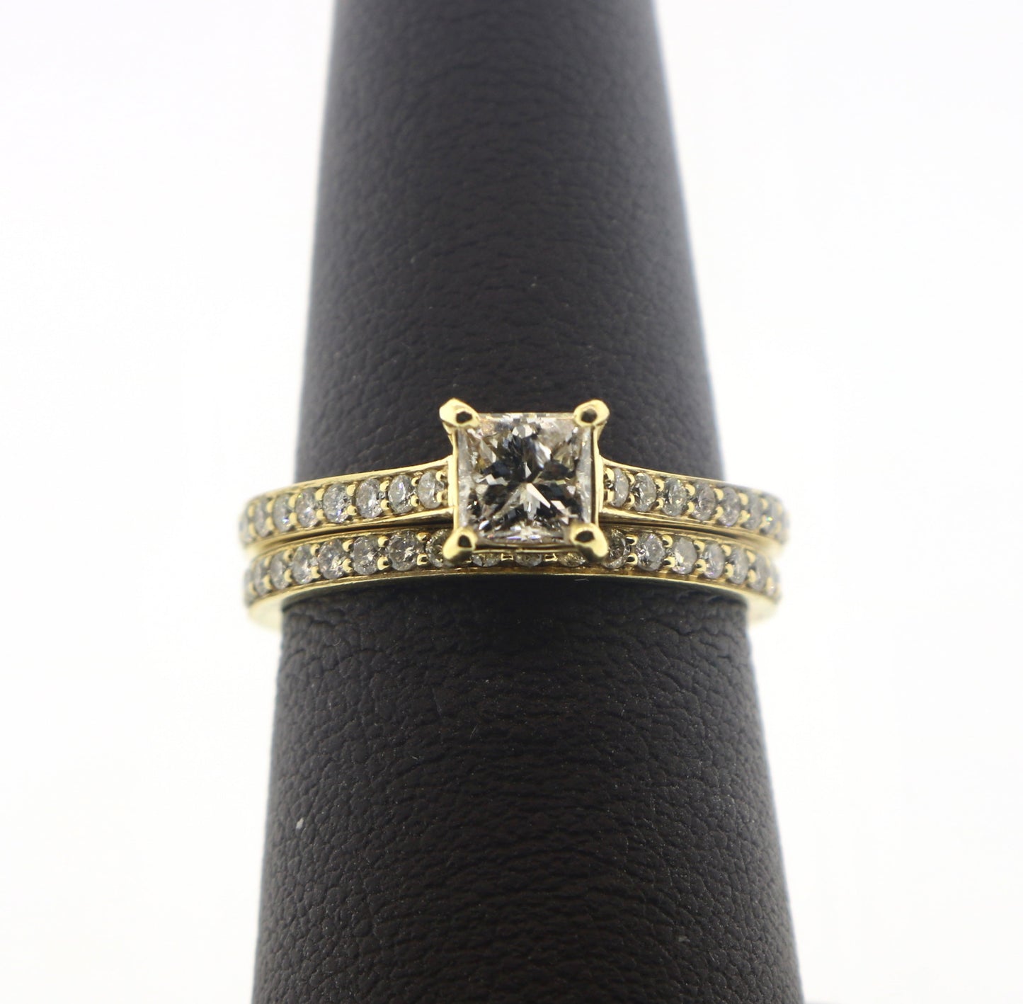 14K Yellow Gold 1.31CT 2 Piece Ring