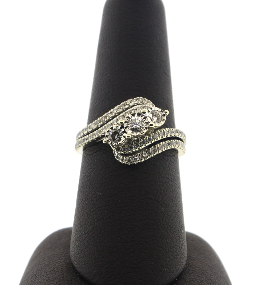 14K White Gold 0.75CT 3RD Ring