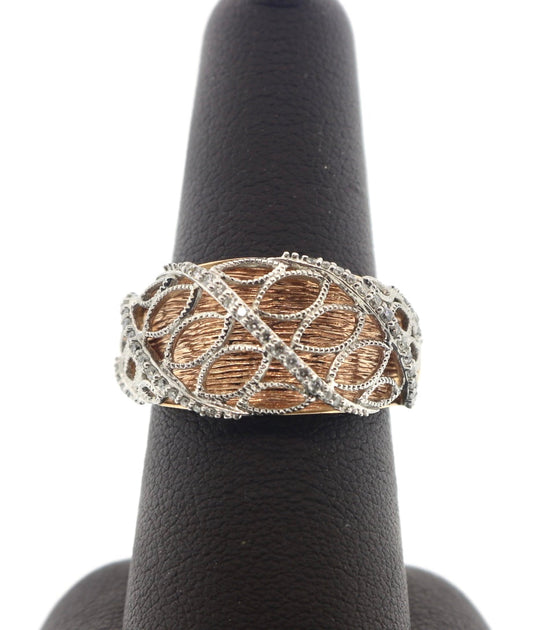 14K Rose Gold/White Gold 0.35CT Ring