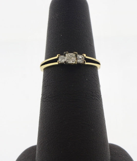 14K Yellow Gold 1/4 PPP Ring