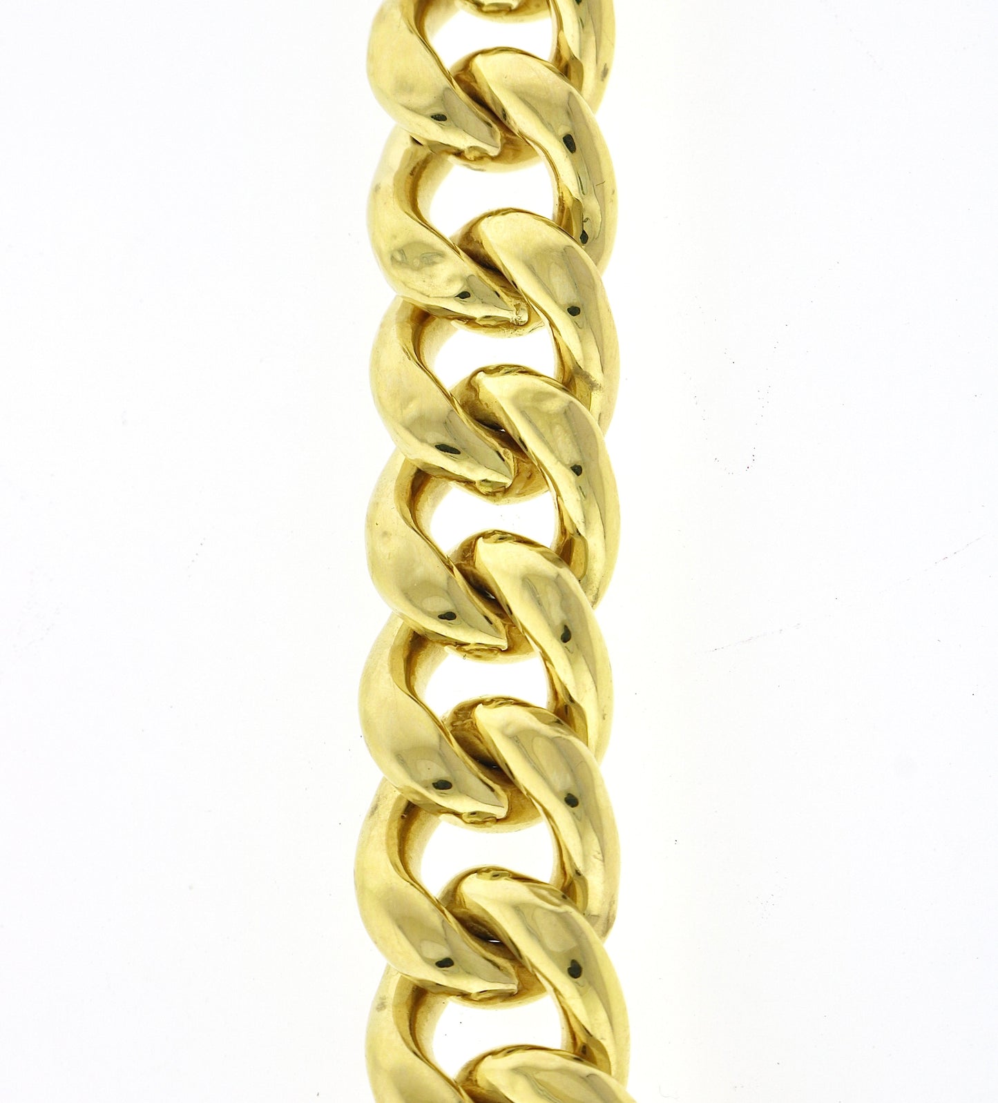 14K Yellow Gold 17.4 Grams Cuban Bracelet