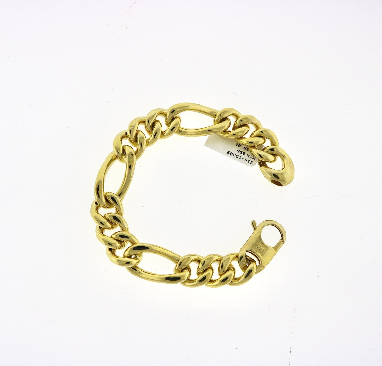 14K Yellow Gold 14.5 Grams 7" Big Link Bracelet