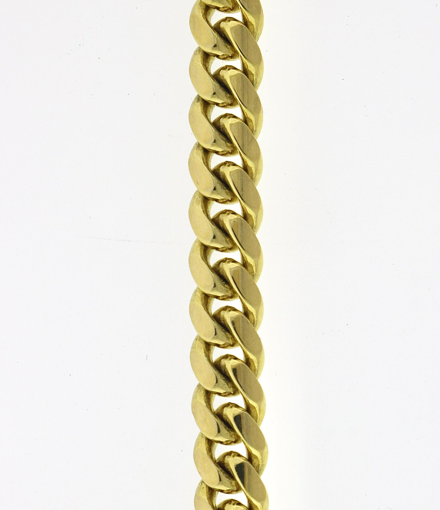 14K Yellow Gold 44.4 Grams Cuban Bracelet