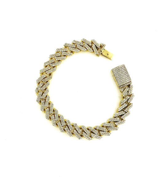 10K Yellow Gold 10.01CT 70.1 Grams Cuban Bracelet