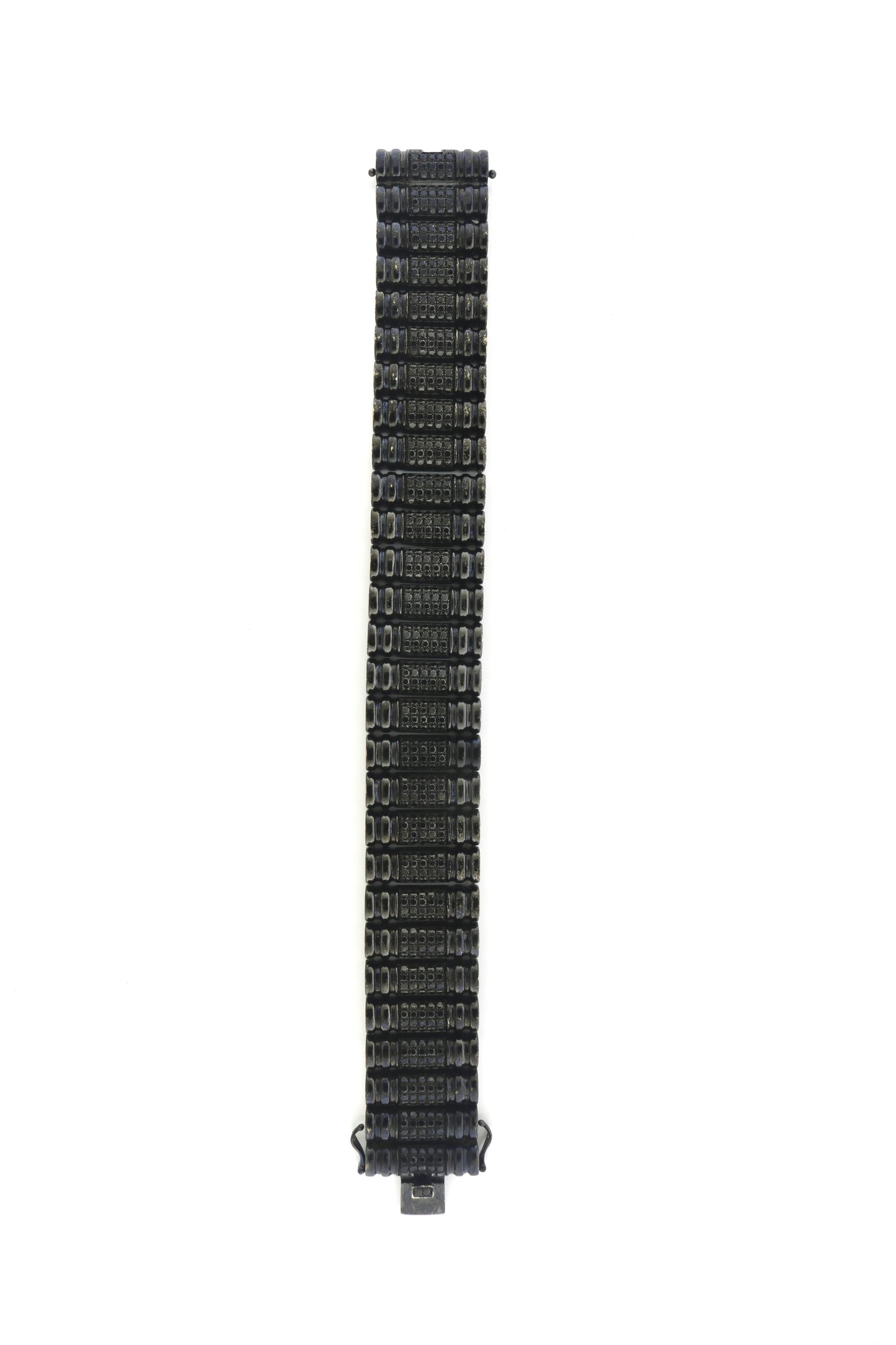 10K Black Gold 6CTW Black Diamond Bracelet