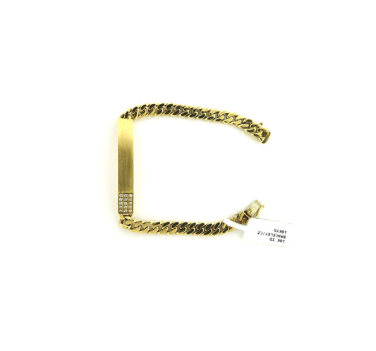 18K Yellow Gold ID Bracelet