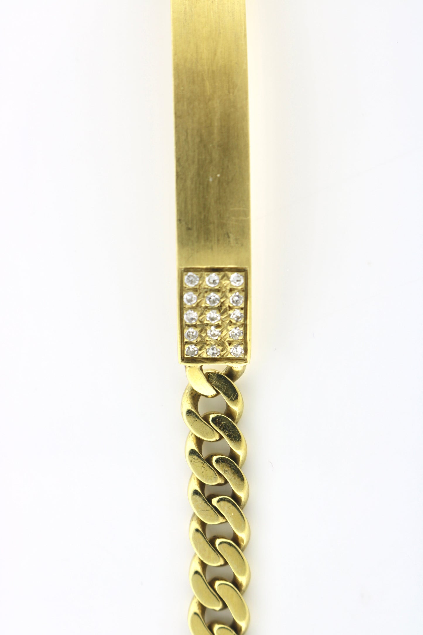 18K Yellow Gold ID Bracelet