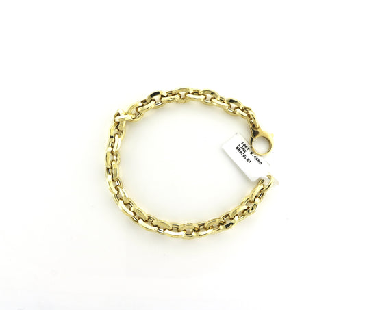 18K Yellow Gold 8.4 Grams Link Bracelet