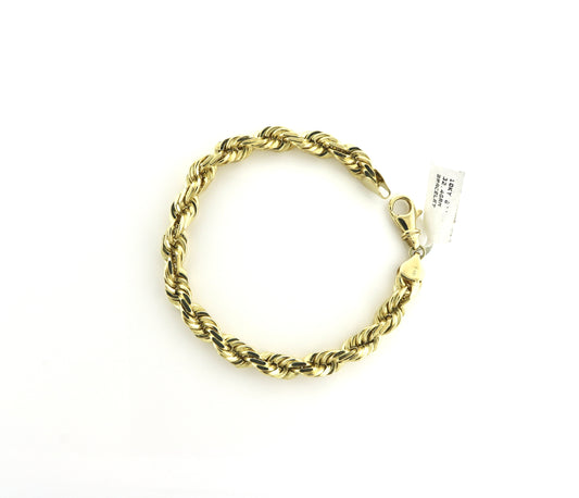 10K Yellow Gold 8" 32.4 Grams Bracelet