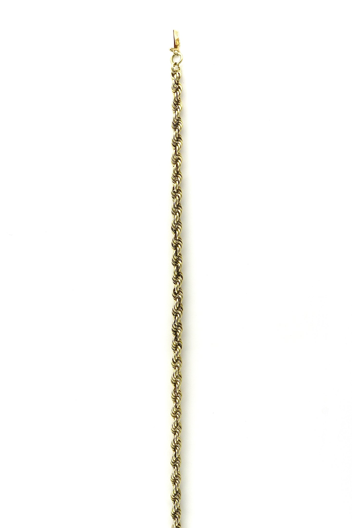 14K Yellow Gold 9.1 Grams Rope Bracelet