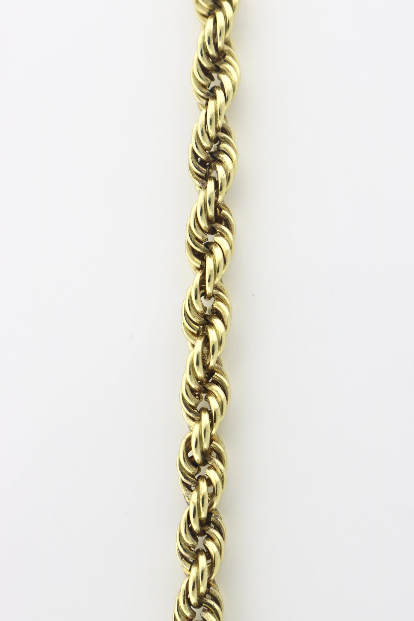 14K Yellow Gold 9.1 Grams Rope Bracelet