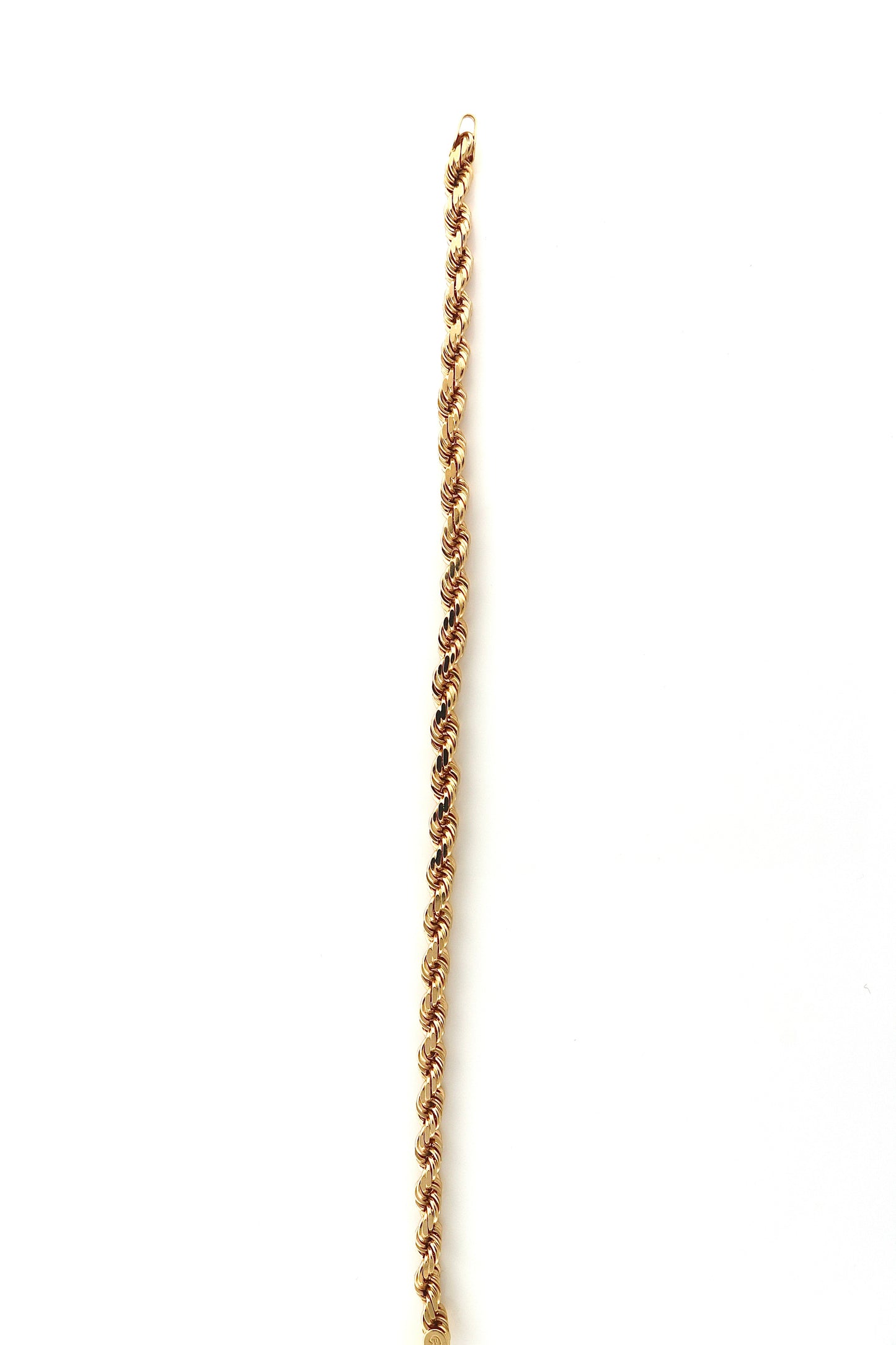 14K Rose Gold 14.1 Grams Rope Bracelet