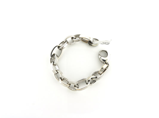 18K White Gold 25.3 Grams Link Bracelet