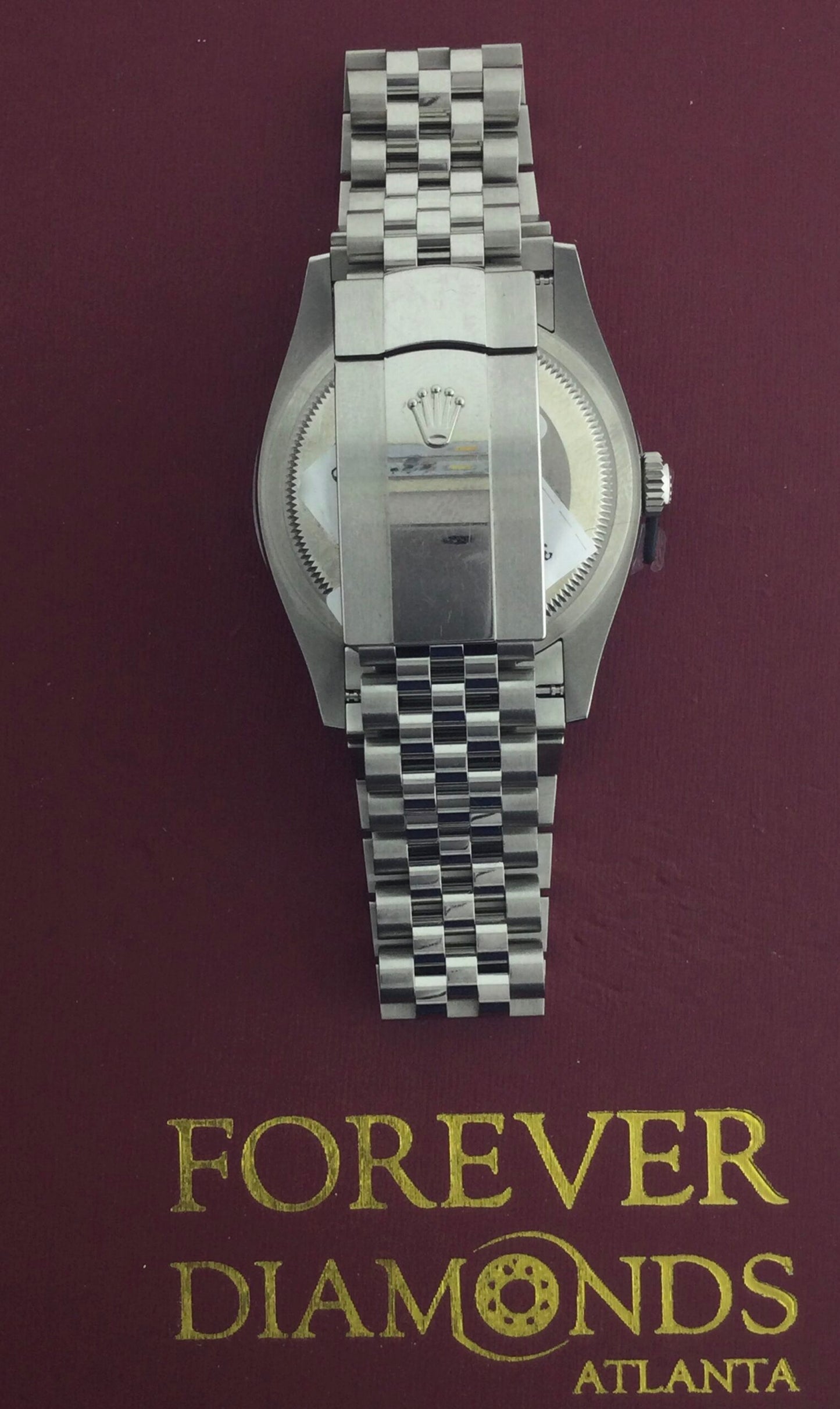 Rolex 36MM Stainless Steel Wimbeldon