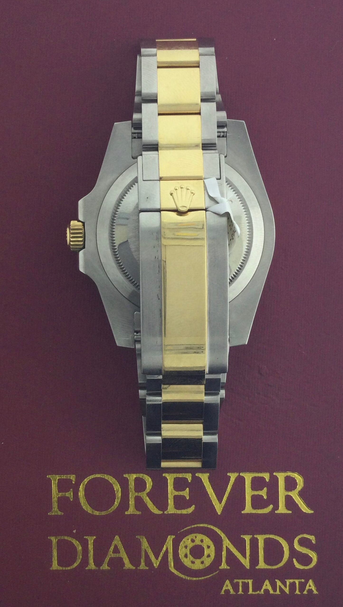 Rolex Sub Two-tone Yellow Gold Oyster